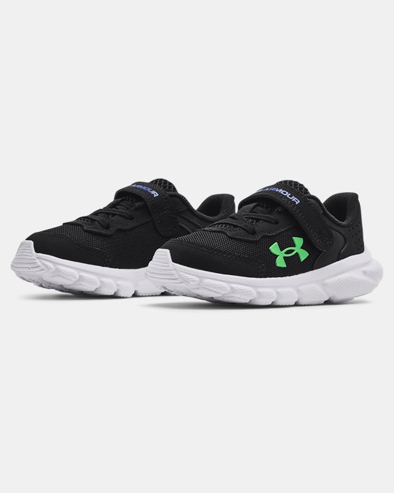 Boys' Infant UA Assert 9 AC Running Shoes, Black, pdpMainDesktop image number 3